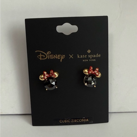NWT Disney X Kate Spade New York Minnie Studs - Picture 4 of 8